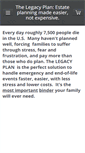 Mobile Screenshot of legacyplans.net